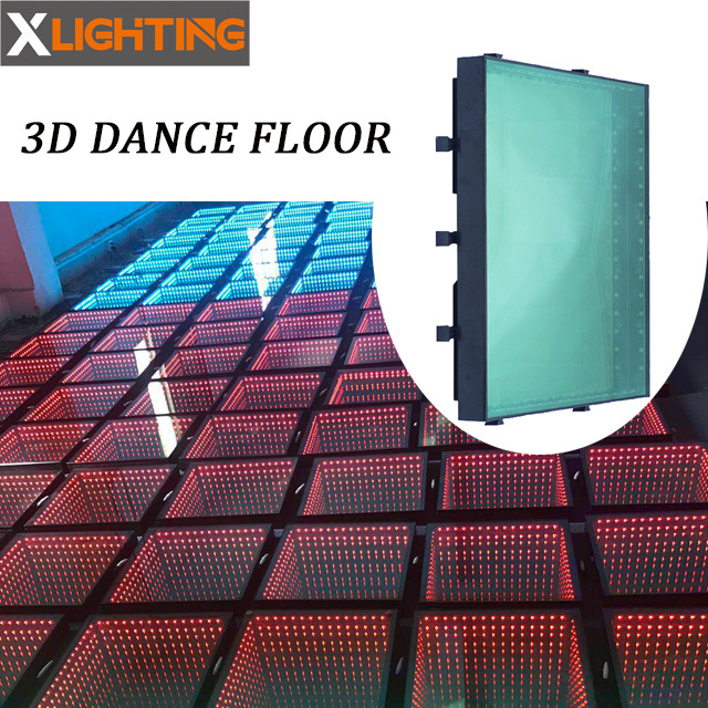 Dj lighting 3D tunnel effect mirror LED dance Floor light