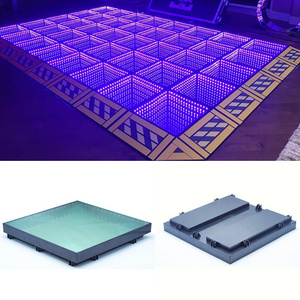 Dj Disco Portable Panel Tile Toughened Glass Light Up 3D Led Dance Floor