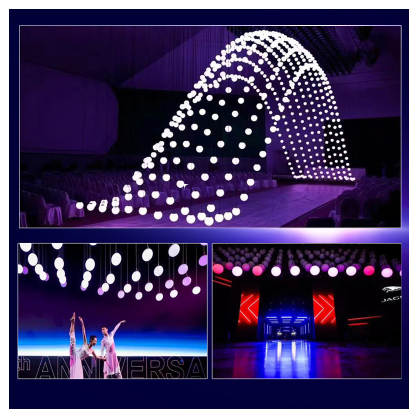 Xlighting Stage Lighting Rgb night club ceiling light  Led Kinetic Light For Disco Wedding