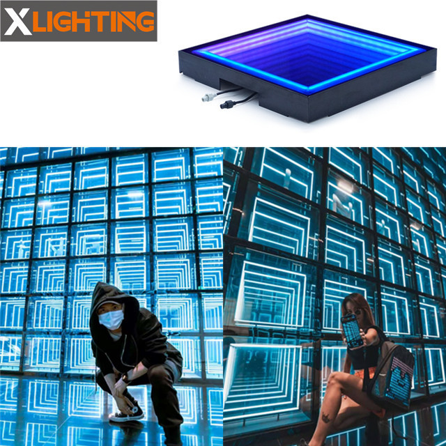 Cheaper LED LIGHT 3D dance floor price Led mirror floor 3d Neon Led Dance Floor Light