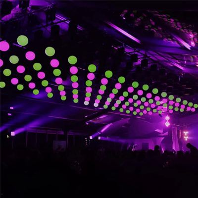 Stage Show Led Kinetic Ball Light Dmx Control Kinetic System Rgb Led Lifting Ball