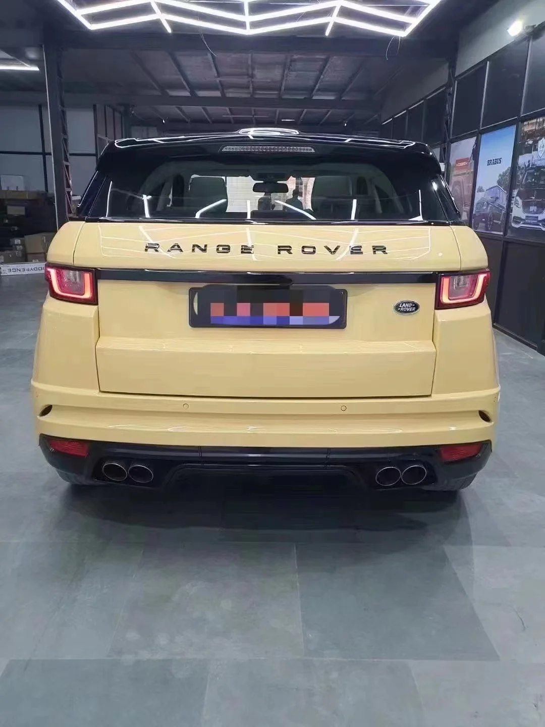 Factory sale High Quality car body parts for range rover 2010 up 2016 evoque dynamic facelift upgrade SVR body kit