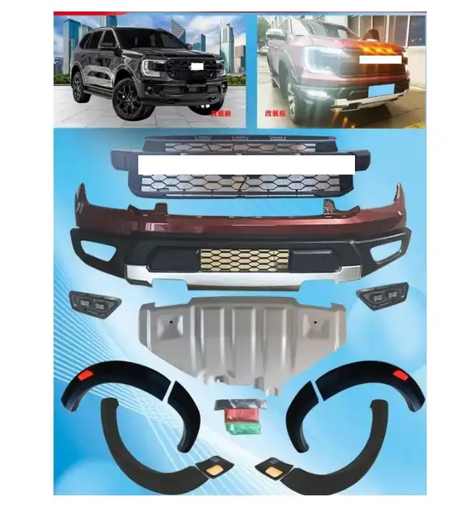 Car Body Kit Modified For Ford Everest 2022 2023 Upgrade To 2022 Ranger RAPTOR BODY KITS