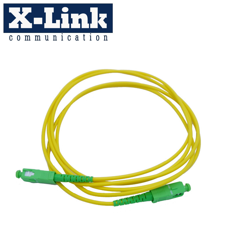 Fiber optic jumper/optical fiber patch cord/fiber optica patch cable with SC APC  LC FC ST connectors