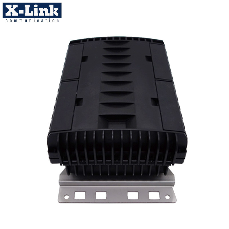 Outdoor Fiber Optical Splice Enclosure FTTH Aerial Joint Box IP68 96 Core Black FTTX 16 100% New PC Testers &tools 380x245x130