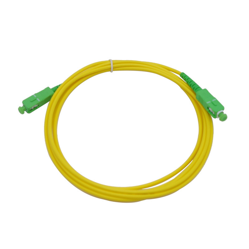 Fiber optic jumper/optical fiber patch cord/fiber optica patch cable with SC APC  LC FC ST connectors