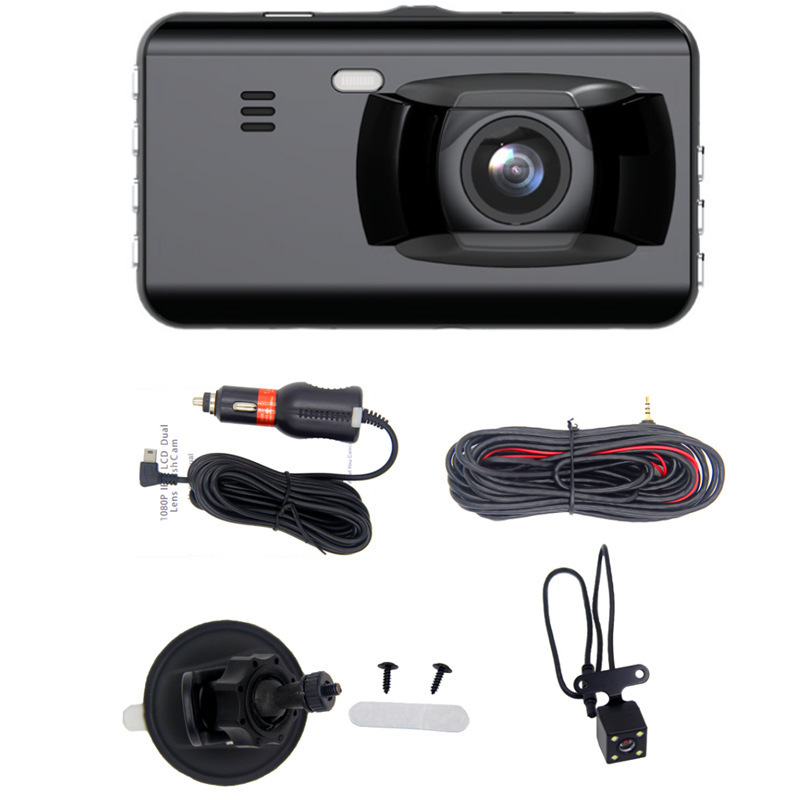 Night Vision 1080P DVR Camera 3 Inch DVR Car Driving Recorder Car Dash Cam