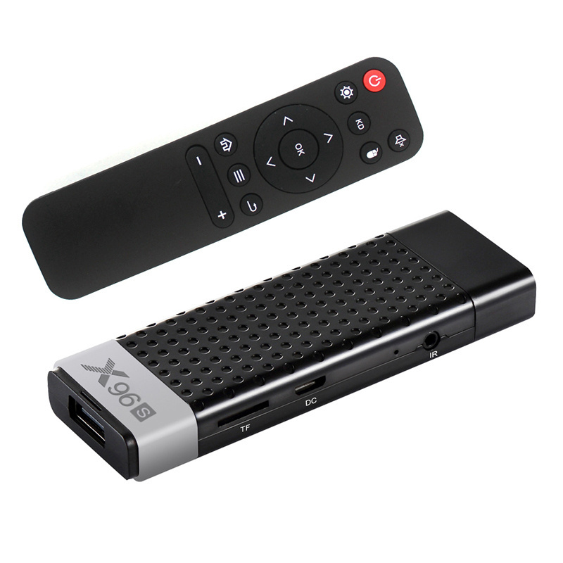 Fire Stick Tv Dongle X96S Android Mini PC Amlogic S905Y2 2.4G/5.8G Dual WIFI Android 8.1 TV Streaming Stick