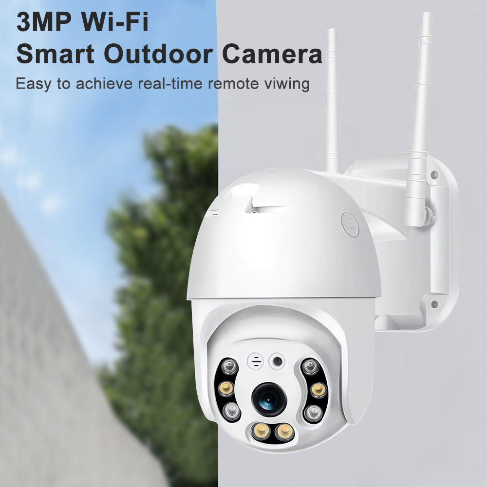 1080P PTZ WiFi Camera Surveillance Security Video Recorder H.265 Outdoor Wireless Two Way Audio 3MP CCTV Camera