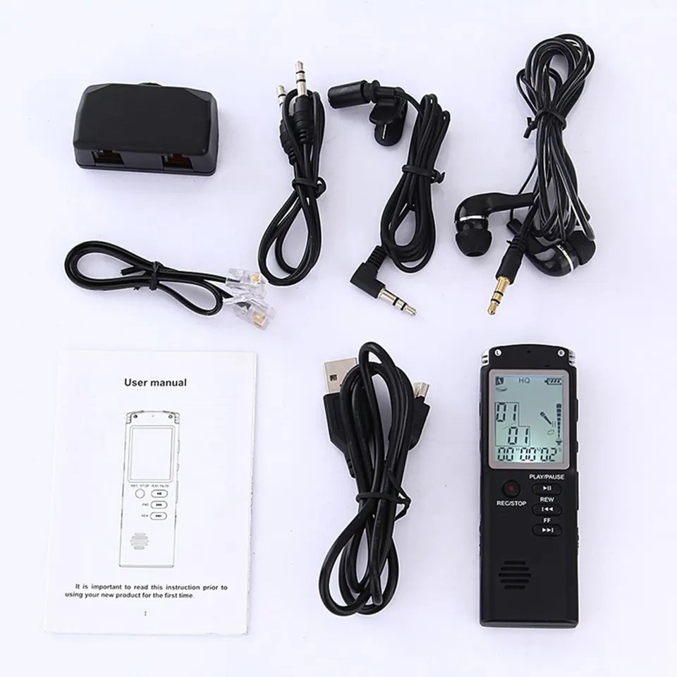 Factory sales T60 voice recorder HD noise reduction player wholesale smart conference learning life music player