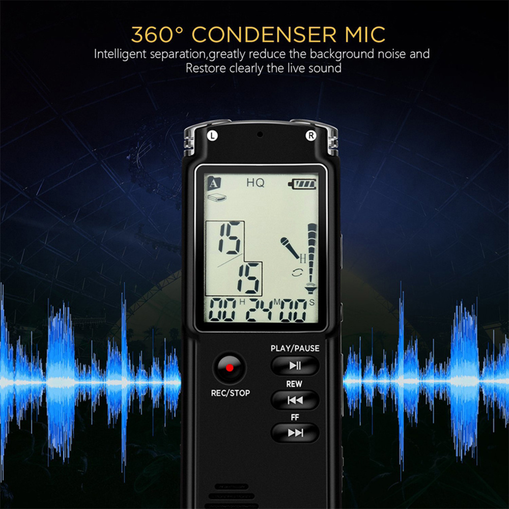 Factory sales T60 voice recorder HD noise reduction player wholesale smart conference learning life music player