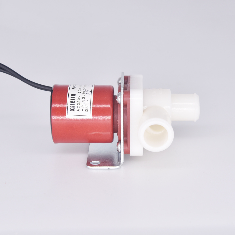 220v Plastic Low Pressure Work Drain Water Solenoid Valve for Ice Making Machine