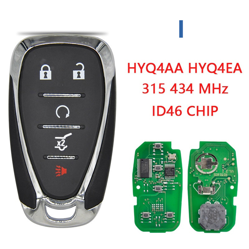 C-hevrolet Camaro Equinox C-ruze Malibu Spark Car Remote Control HYQ4EA HYQ4AA CN014082-I ID46 PCF7952 Chip 315/434mhz Smart Key