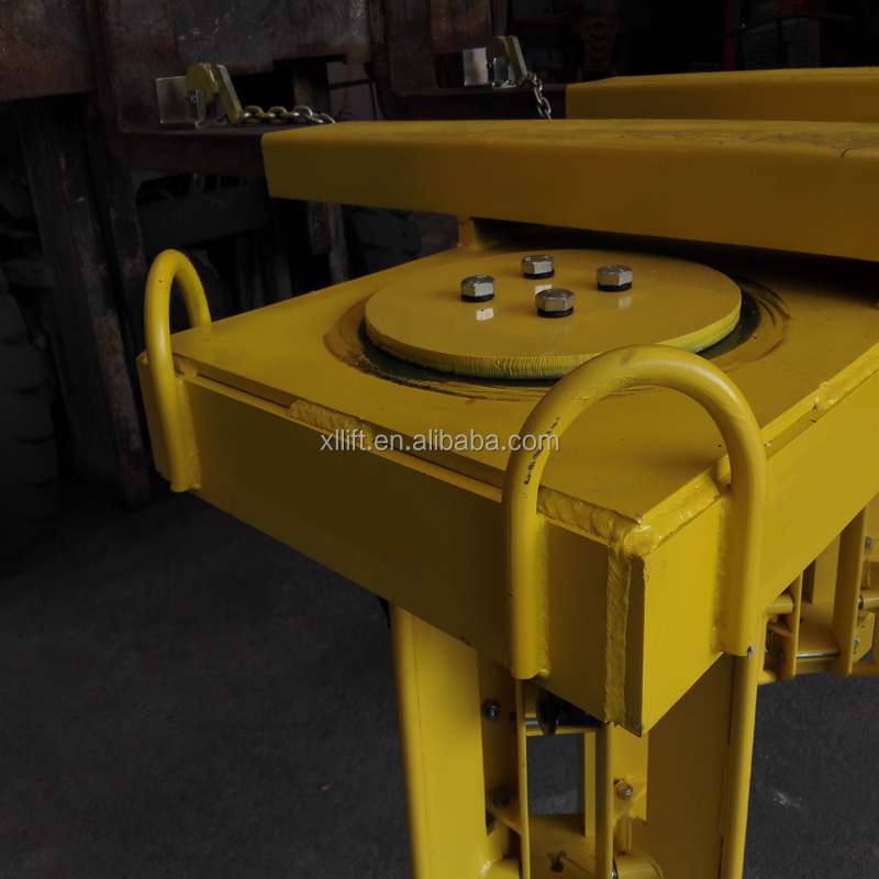 Forklift Attachment 8 Oil Drum lifting Clamp for Handler Iron or Plastic Drums