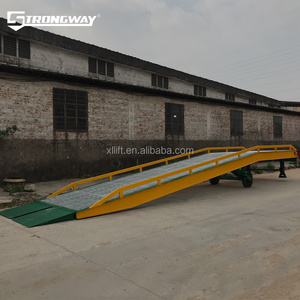 10-ton loading and unloading lifting platform for movable hydraulic boarding bridge steel grating