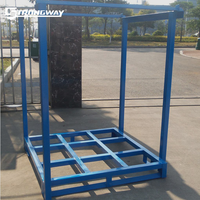 Nesting warehouse iron stackable pallet rack Customizable Steel warehouse  industry stacking frame