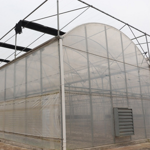 Poultry Farm Vaulted Tunnel Greenhouse Greenhouse Tent with Cooling and Insulation System for Chicken/Cow/Goat Feeding