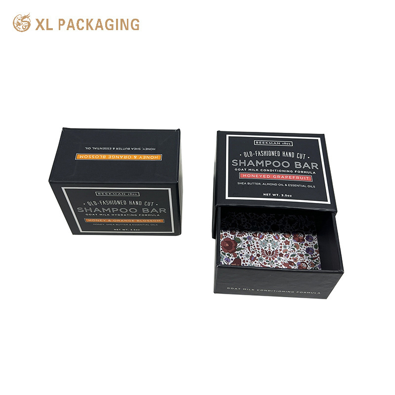 Recyclable Custom Logo Pink  Paper Soap Jewelry Packing Slide Drawer Packaging Box Gift Rigid Boxes With Finger Hole