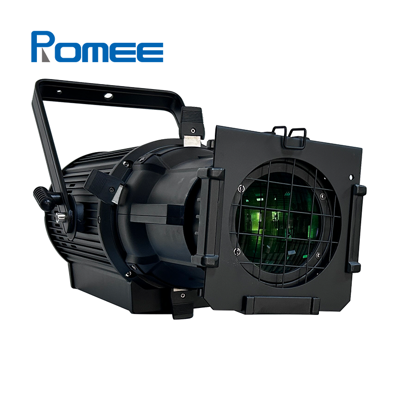 300w Fresnel Light Warm White Led Profile Spotlight For Theater Exhibition Wedding Stage follow spotlights