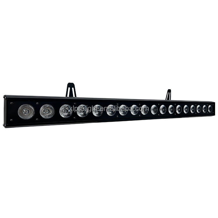 18*18W RGBWA+UV 6in1 LED Wash Wall Light Bar With Rainbow Chasering Strobe Effect For Club DJ  Show Events Stage Lighting