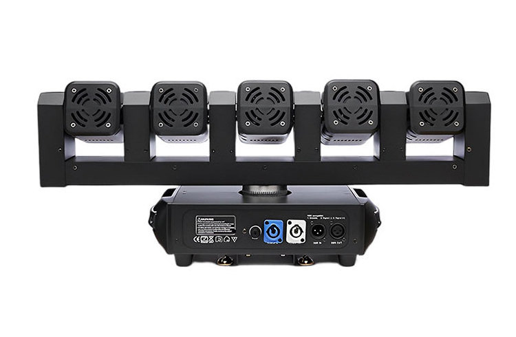 RGBW 4in1 5 Eyes Rotating Chasing Scan Effect Beam Moving head Light With Strobe for Event Show Dj Stage Lighting