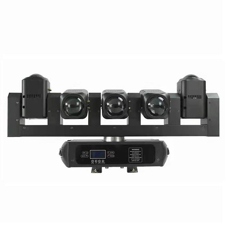 RGBW 4in1 5 Eyes Rotating Chasing Scan Effect Beam Moving head Light With Strobe for Event Show Dj Stage Lighting