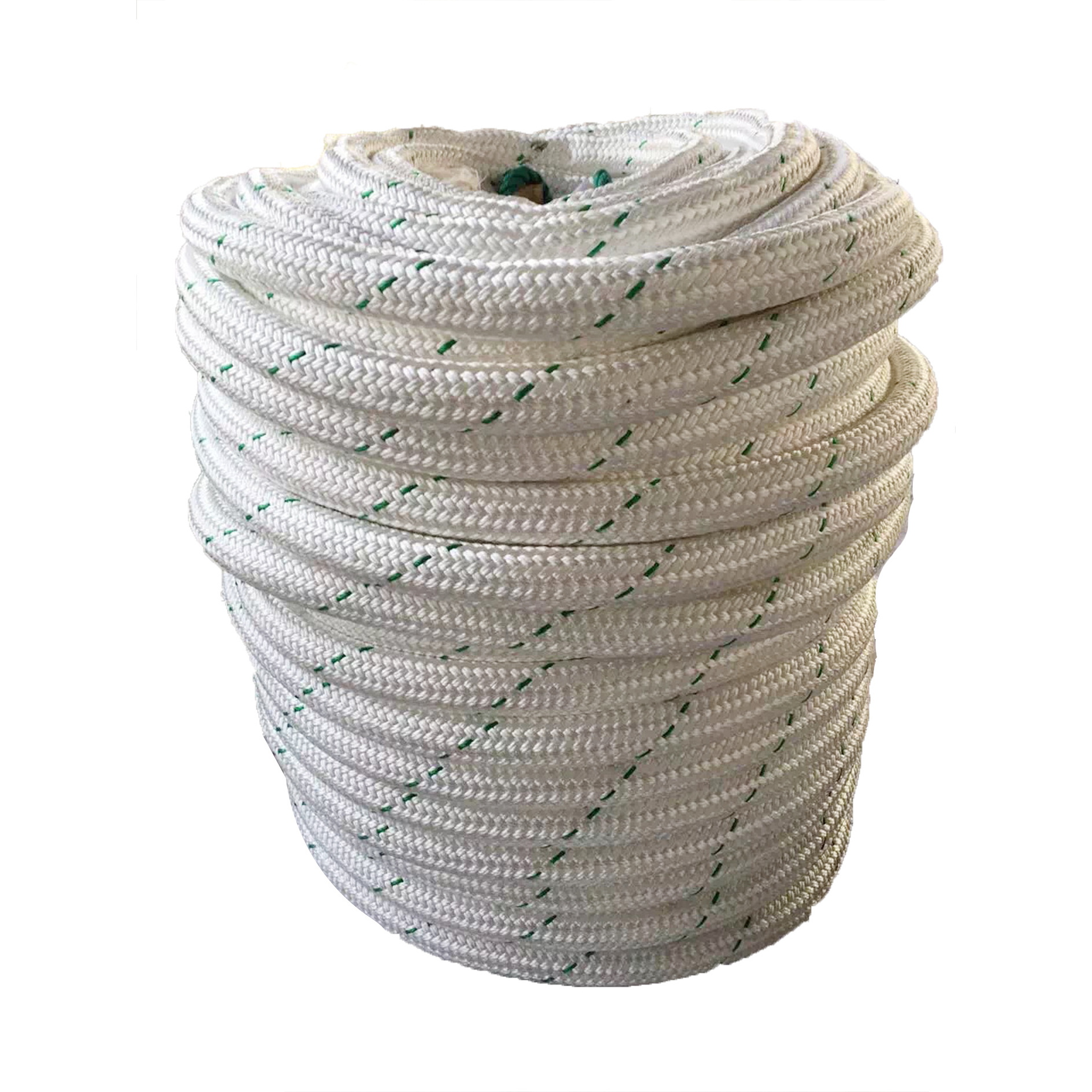 96mm double braided 100% Pure Nylon Mooring Rope