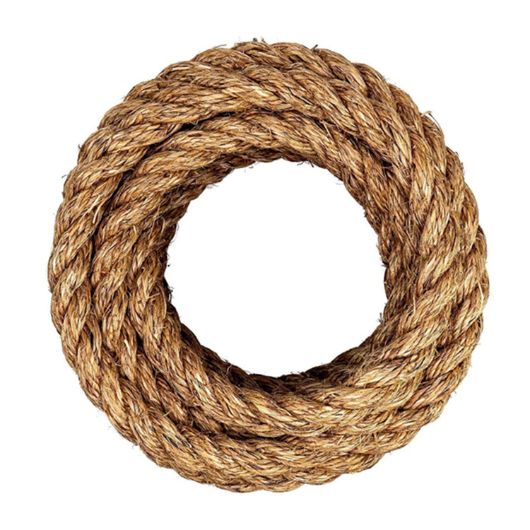 100% Natural Fiber Twisted Rope Sisal Rope natural 10mm