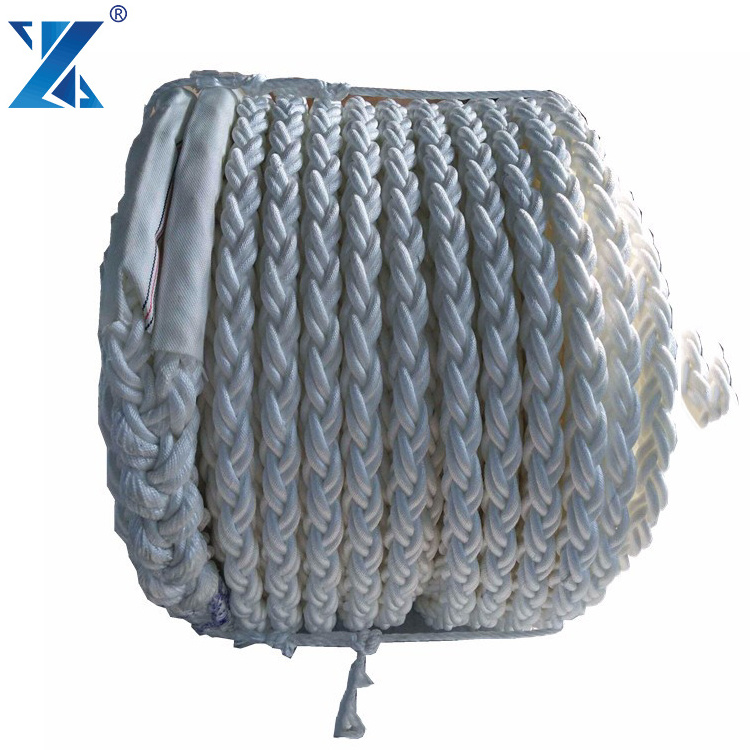 Floating on water 30 mm polypropylene rope 8-ply mooring ship rope pp boats used mooring rope