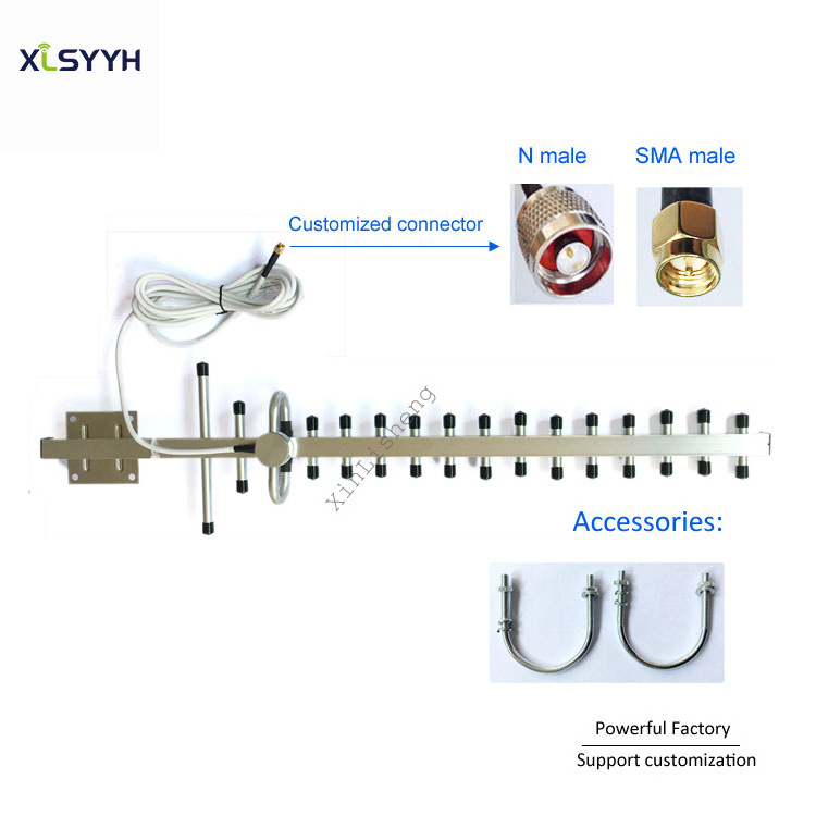 High Gain 16dbi wifi yagi aerial outdoor wireless lte 4g omni outdoor waterproof yagi antennas for communications