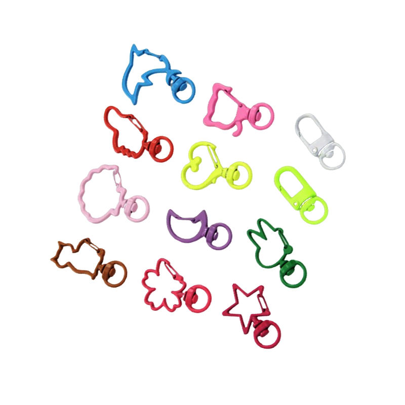 Many Style Colorful Metal Bag Hook Custom Swivel Lobster Clasp Bag Accessories Snap Hook