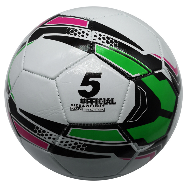 Manufacturer  free sample prices ball soccer pvc machine stitch football