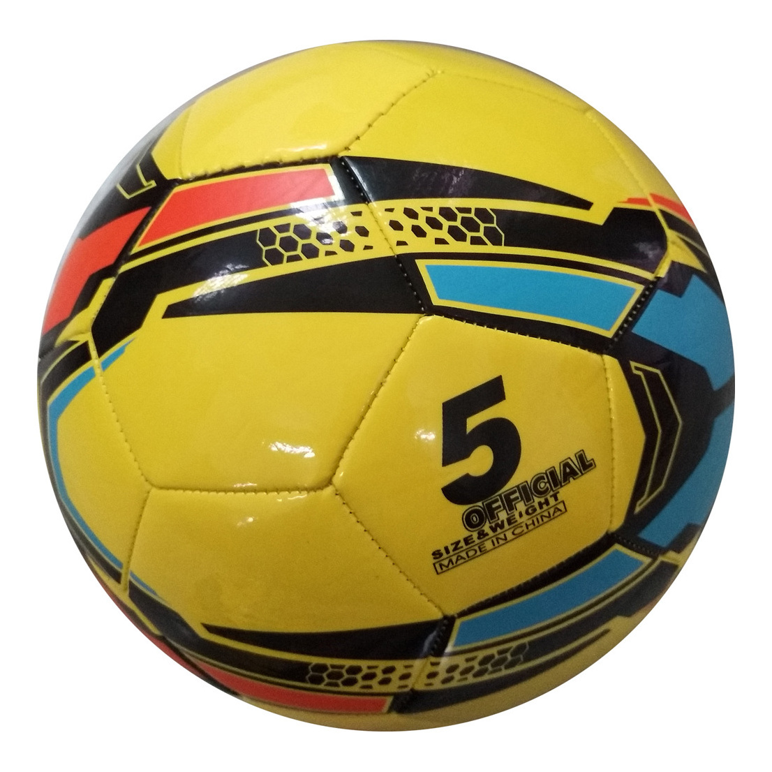 TPU Soccer Ball Football Hot Sell High Quality Size 5 Stitched Machine Stitched PVC Football Sport Ball Customize Color 260-280g