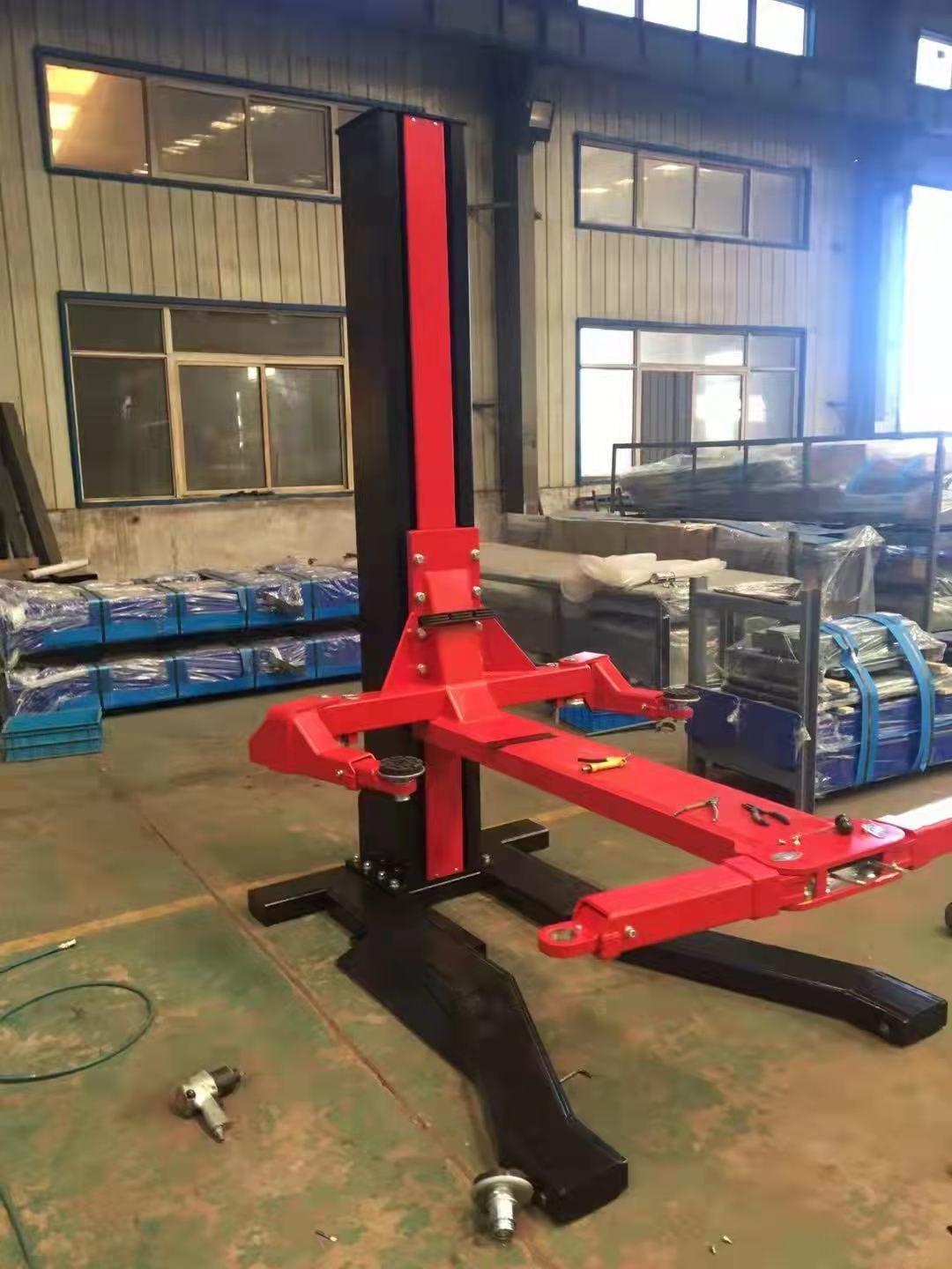 CE  new Mobile Cheap mobile movable portable single post Car Lift for wash