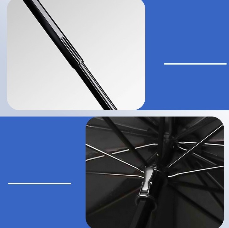 new design dual folding  umbrella car sun protection  umbrella with pongee  titanium silver coating