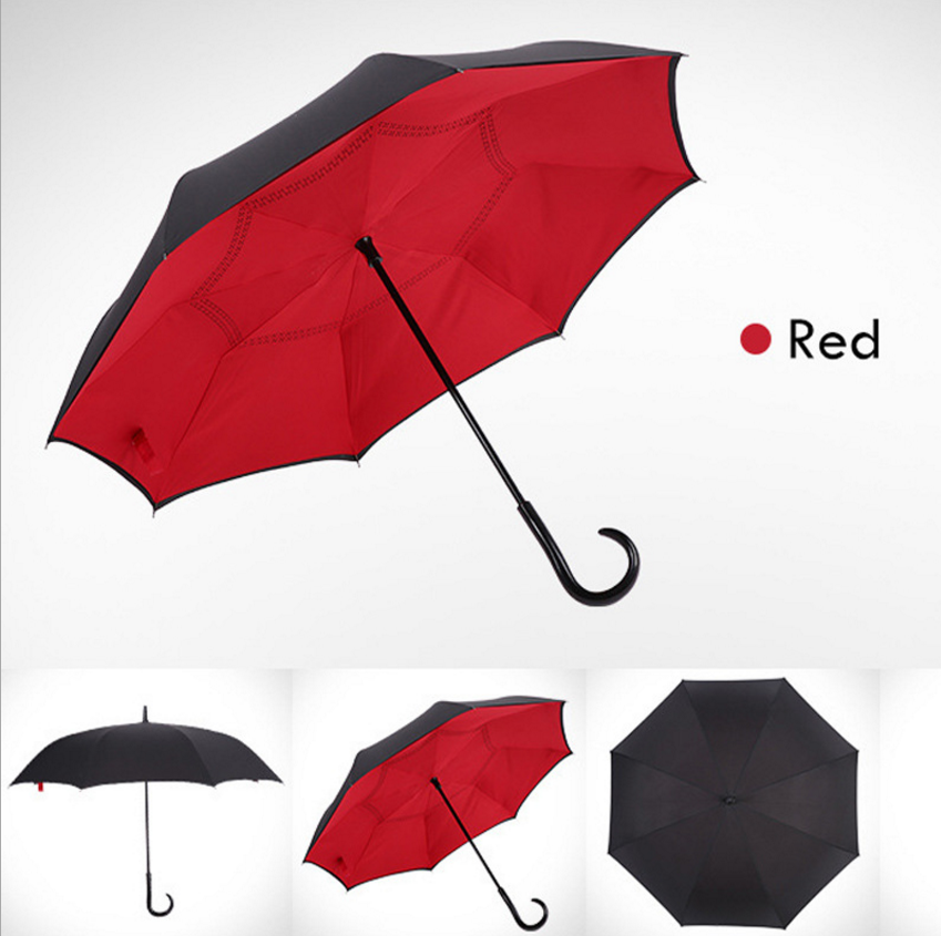 2021 Creative Inverted umbrella Double layer innovative umbrella