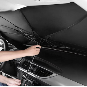 Car Window Shades  Foldable Umbrella Reflective Windshield Sunshade for Car Front Window Blocks UV Rays Heat Keep Vehicle Cool