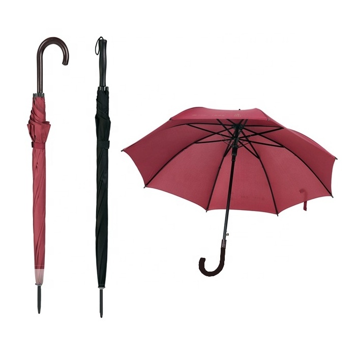 long handle straight umbrella auto windproof waterproof umbrella lady& man two persons double people rainy umbrella