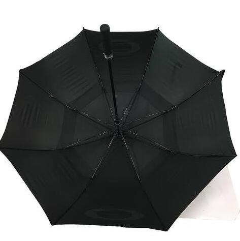 100% RPET Pongee Double Layer Automatic Open Golf Umbrella Promotion Umbrella