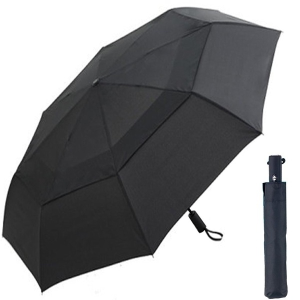 Travel Umbrella Folding Large Automatic Golf Umbrellas Windproof Double Crown Cover Compact