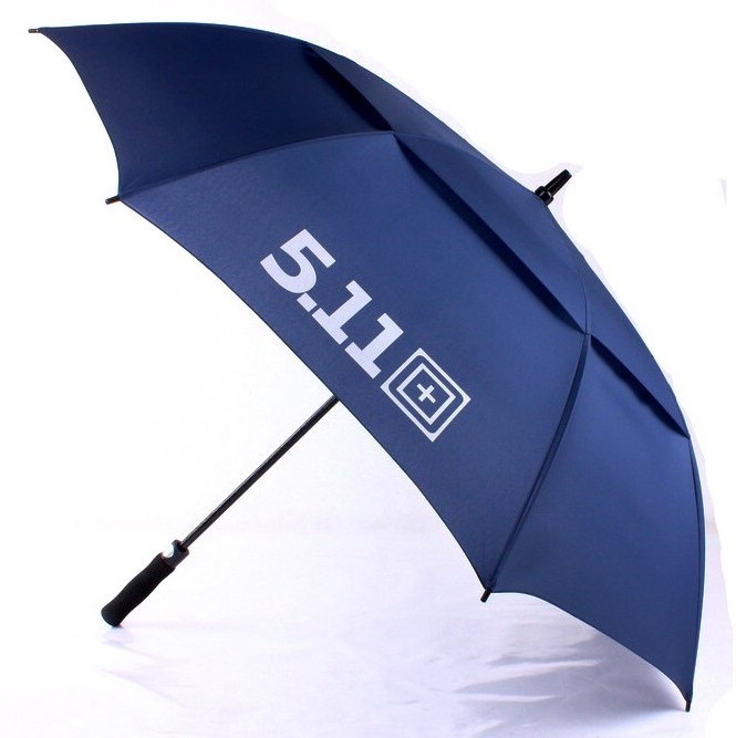 Double Canopy Layer Automatic Golf Printing 30 Inch Windproof Air Vented Umbrella