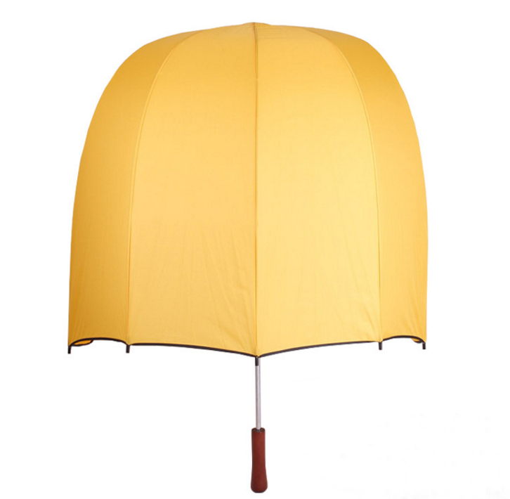 Anti-thunder windproof fiberglass helmet outdoor sport golf umbrella promotion mushroom shape hat dome sunshade rain gear