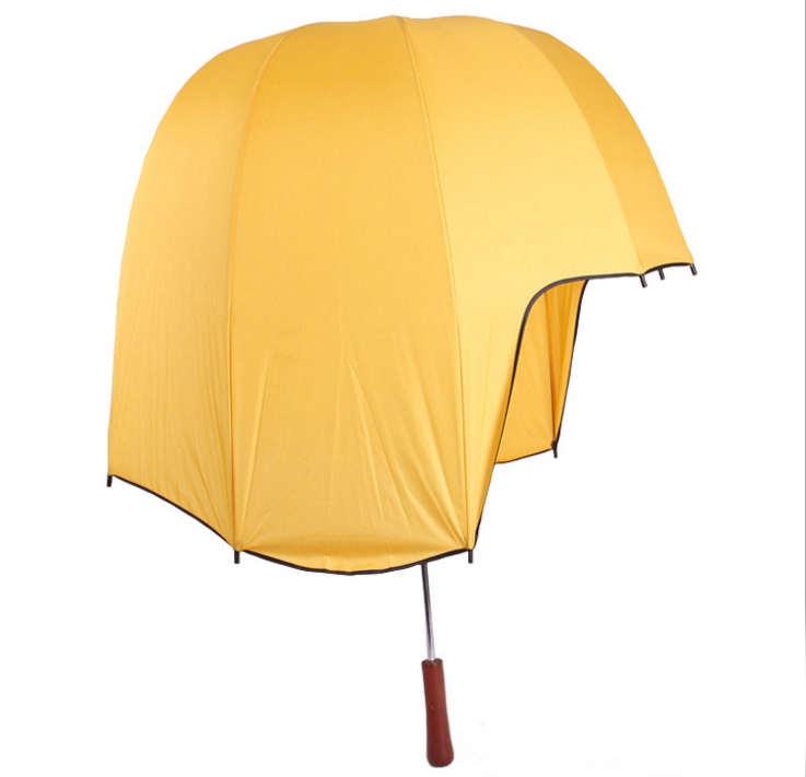 Anti-thunder windproof fiberglass helmet outdoor sport golf umbrella promotion mushroom shape hat dome sunshade rain gear