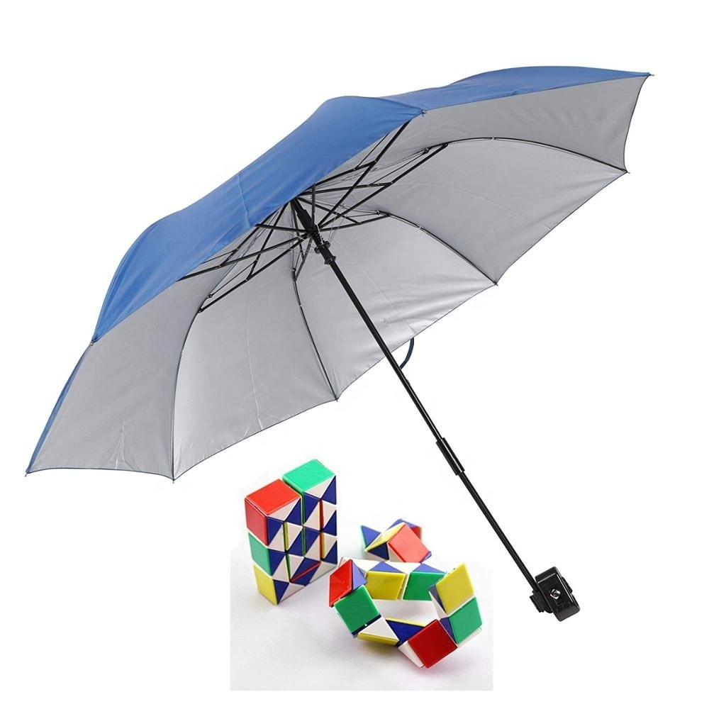 Wind Resistible Wholesale Rain Market New Fashion Chair Clamp Umbrella