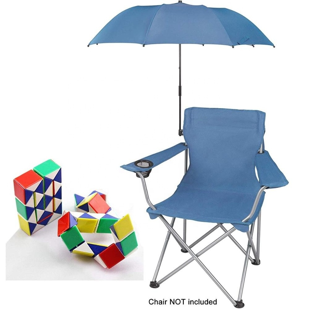 Wind Resistible Wholesale Rain Market New Fashion Chair Clamp Umbrella