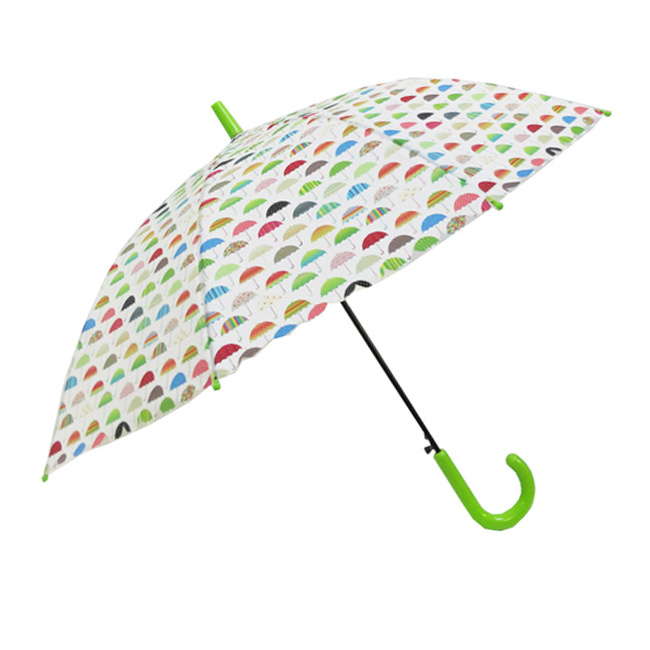 2023 hot sale China supplier clear POE with full printing kids umbrella