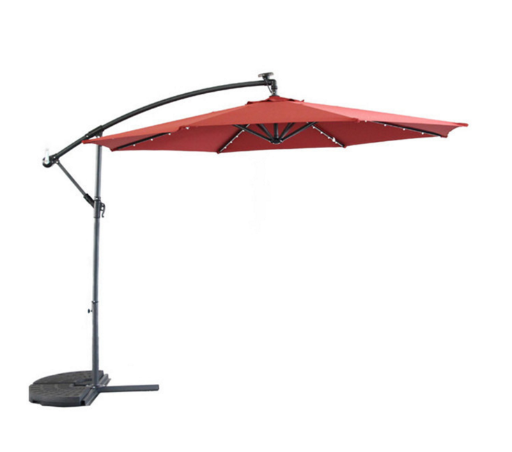 Outdoor Furniture Parasol Unique Patio Umbrella For Garden Pool Aluminium Pole Stylish Map Mirror Bag Silk Frame Logo Style Pin