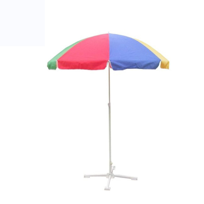 Custom Design Foldable Sun Umbrella Outdoor Beach Umbrella With Tassels Logo Fringe