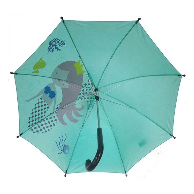 Free Sample  Animal Shape Children Umbrella Customized Mermaid Printing Cartoon Kids Umbrella