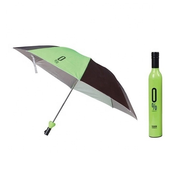 Creative Red Wine Umbrella Portable Beer Bottle Umbrella With Windproof